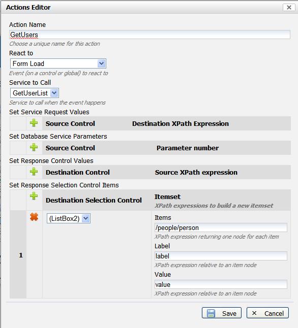 List box population