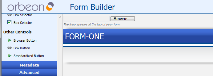 Appearance in Form Builder Editor