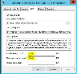 Apache properties